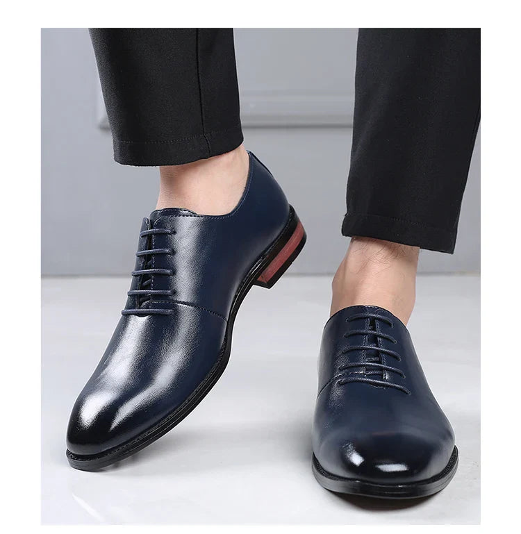 Fashion Business Dress Men Shoes Classic Leather Men's Formal Shoes Comfortable Slip On Dress Shoes Men Oxfords Size 47 48