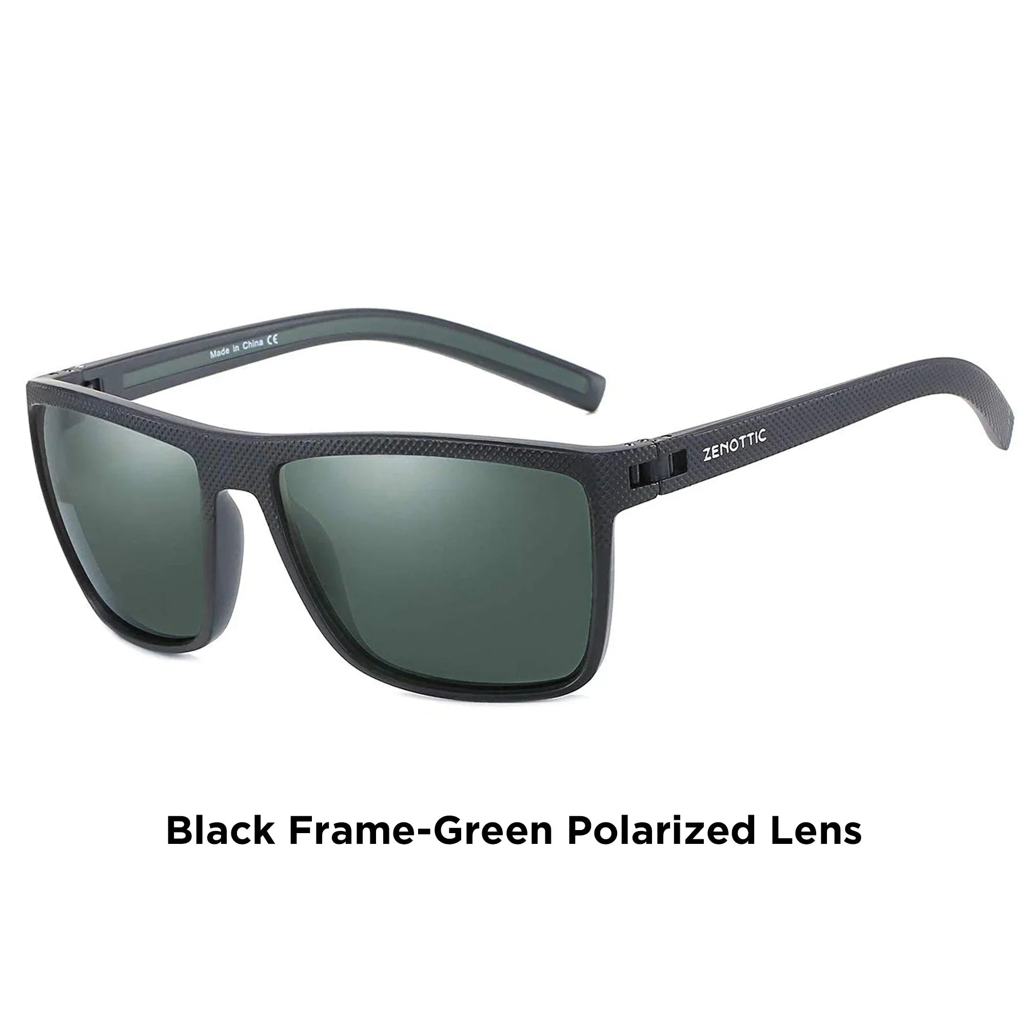 Polarized Sunglasses for Men Lightweight TR90 Frame UV400 Protection Square Sun Glasses