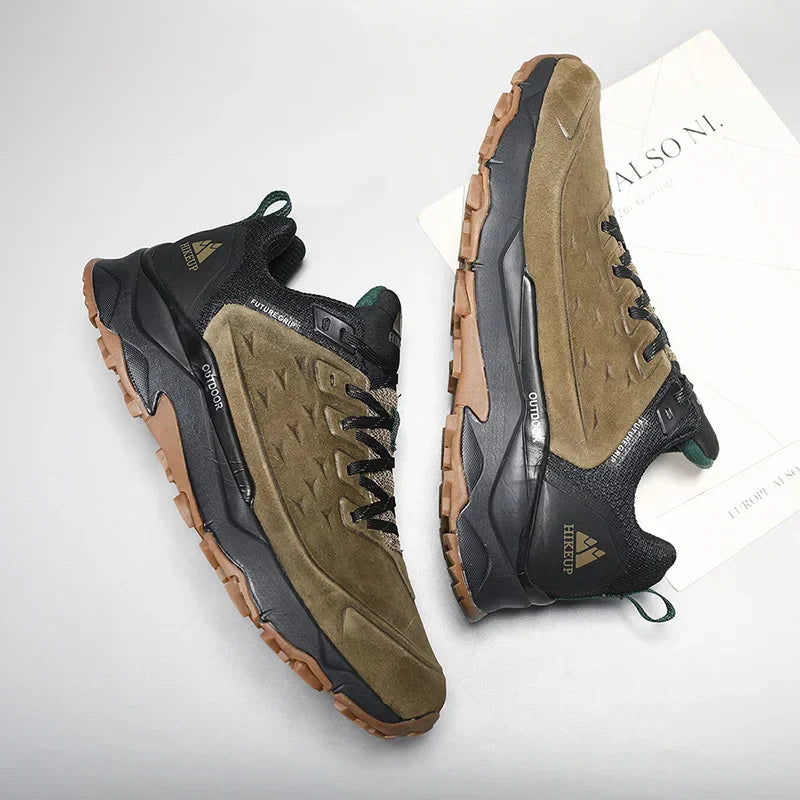 Latest Men's Hiking Shoes Wear-resistant Non-slip Outdoor Sneaker Rock Climbing Trekking Hunting Men Sports Suede Leather