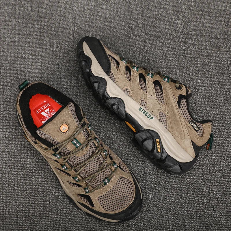 Hiking Shoes Men Designer Climbing Trekking Sneakers for Men Leather Outdoor Sports Work Man Shoes Run Shoes