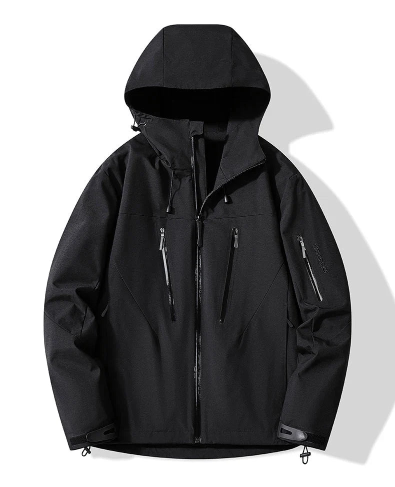 Unisex Rain Coat Hiking Camping Trekking Mountaineering Waterproof Jackets Men Women Outdoor Sporty Windproof Windbreaker