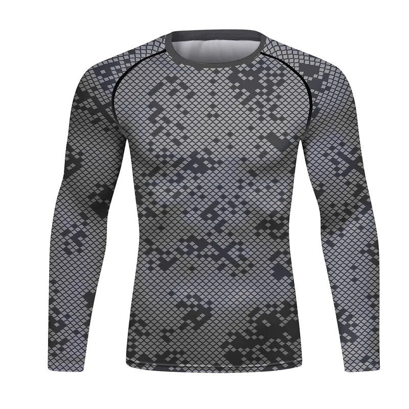 UV Sun Protection Shirt Long Sleeve Men Blouse Sports Sublimated T-Shirts Gym Swim Surf Rashguard Jiu Jitsu BJJ Tops