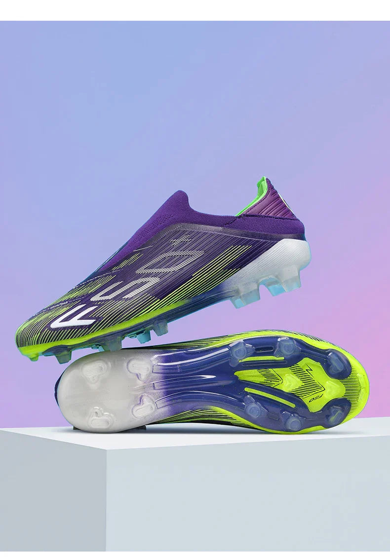 New Men's Football Boots Turf Comfortable Soccer Shoes Sport Ultralight Fg Grass Cleats Futsal Non Slip Indoor Adult Non-Slip