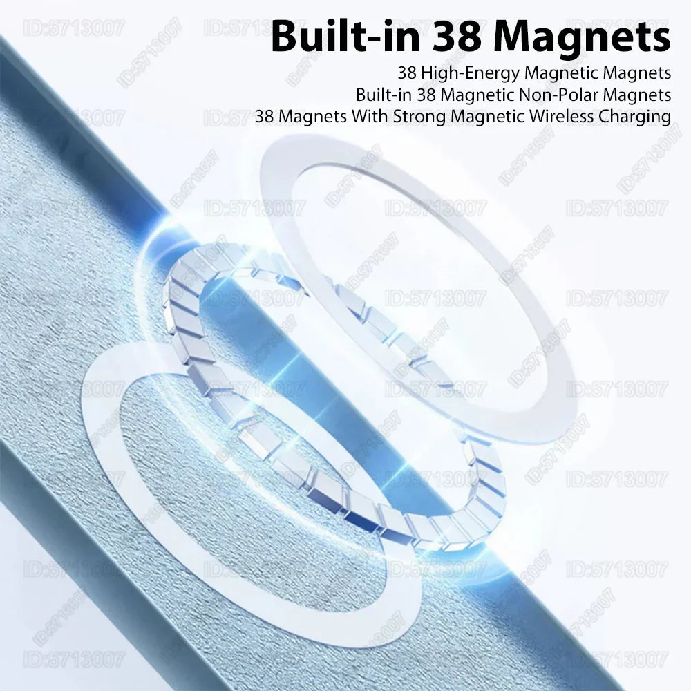 Original Magnetic Liquid Silicone Shockproof Case For iPhone 16 11 12 14 13 15 Pro Max 16 Plus For Magsafe Wireless Charge Cover