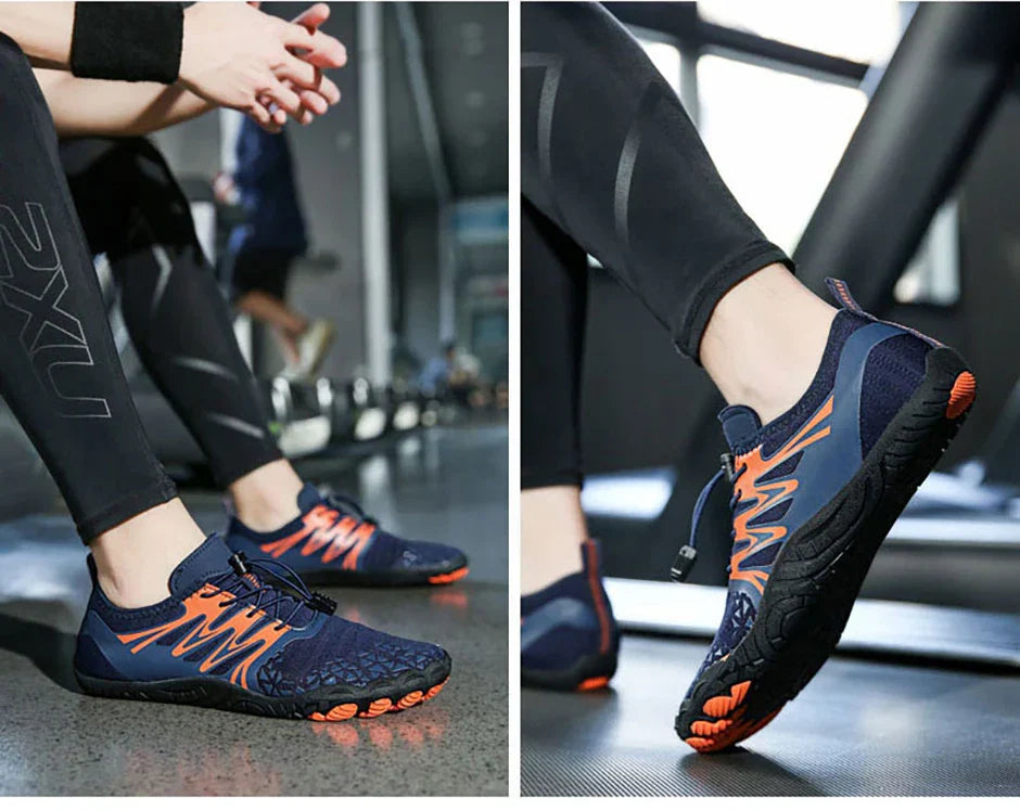 Men Women Barefoot Outdoor Aqua Shoes Couple Quick-drying Wading Beach Swimming Fitness Cycling Sports Water Sneakers