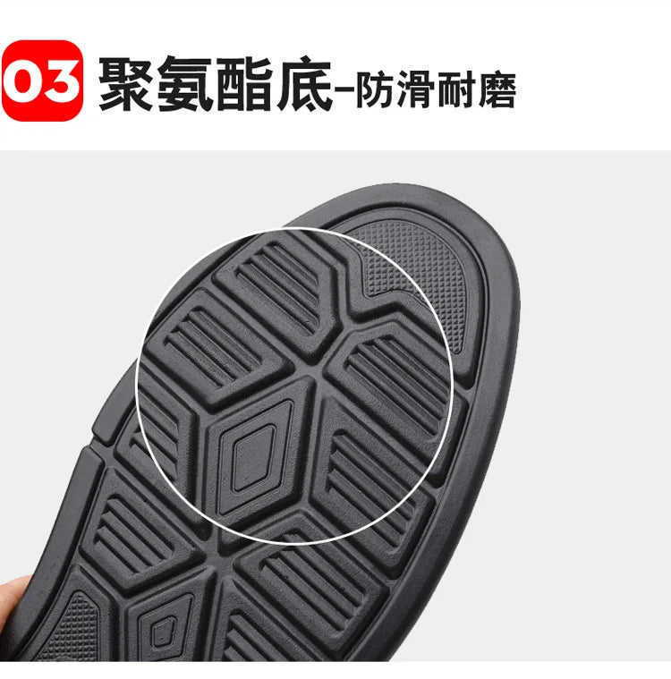 Spring Summer New Hallow Leather Shoes for Men Solid Color Fashion Dress Shoes Male Soft Sole Business Casual Shoe Man