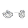 Luxury D VVS1 Color Moissanite Sector Earrings For Women Top Quality 100% 925 Sterling Silver Engagement Wedding Gift