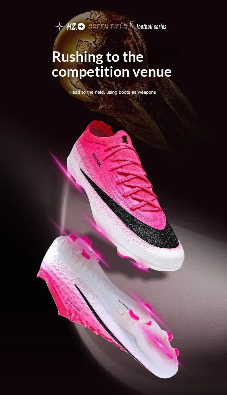 New Men Soccer Shoes Hot Sale Women Professional Football Boots Futsal Cleats Ultralight Unisex High-quality TF/FG Sneakers