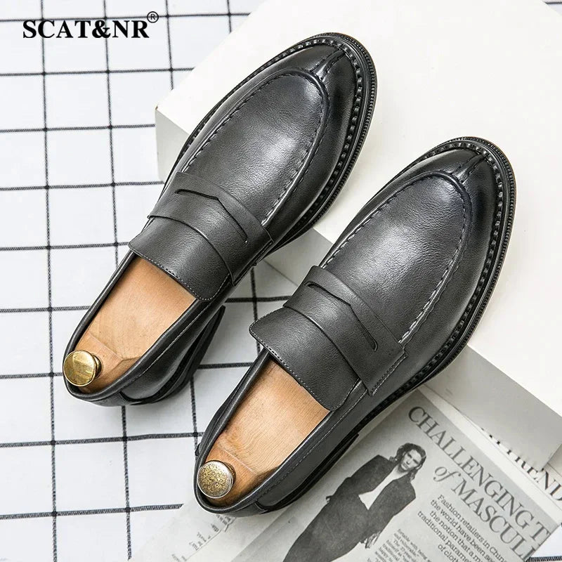 Men's Formal Leather Dress Shoes – Classic Business Footwear for Office & Events EU 40–48