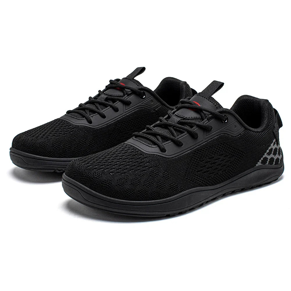 Knit Barefoot Shoes Unisex Zero Drop Wide Toe Sneaker Minimalist Breathable Causal Walking Shoes