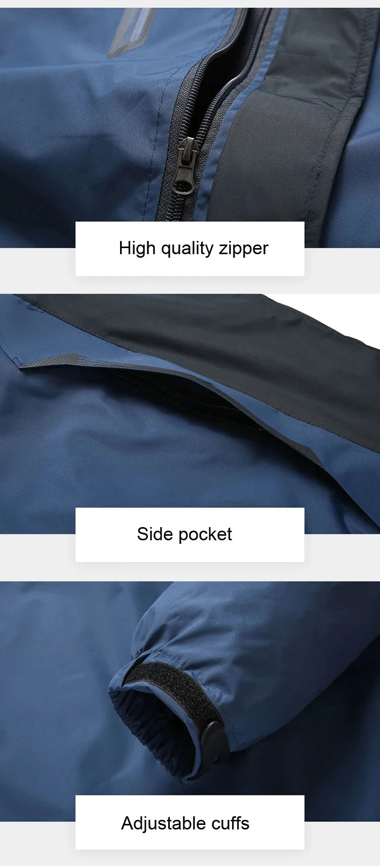 Men Autumn Jacket Camping Hiking Trekking Windbreaker Waterproof With Hood Spring Outdoor Sports Travel Climbing Coats