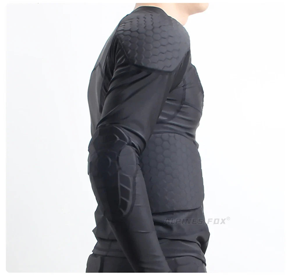 Motorcycle Full Body Armor Jacket Protective Moto Underwear Anti-collision Motorbike Riding Clothes Honeycomb Pad Motocross Tops