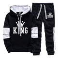 King Printing Mens Tracksuit Hot Sales Casual Hoodie Pants Streetwear Outdoors Mens Clothing Single Piece Sweatshirts Sweatpants