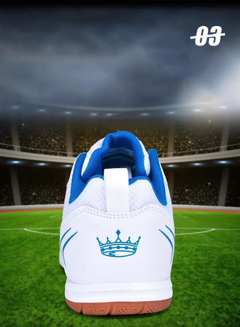 Men Professional Soccer Cleats Anti-Slippery Futsal Training Cleats Wear Resistant Ultralight  Outdoor Indoor Unisex Sneakers