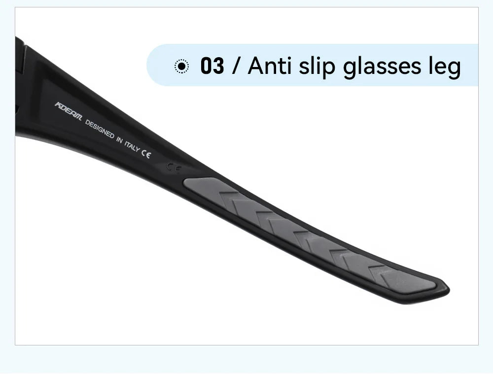 Outdoor Sports Polarized Sunglasses Men's Fishing TR90 Frame UV Protection Lens Shield Sun Glasses Women Eyewear with Box