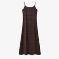 AW25 woman clothing mockneck + elegance slip satin dress matching look adjustable maxi floor length lady wear