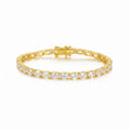 0.3/0.5/1Carat East West Set Oval Cut Moissanite Diamond Tennis Bracelets for Women 925 Sterling Silver Bracelet Anniversary