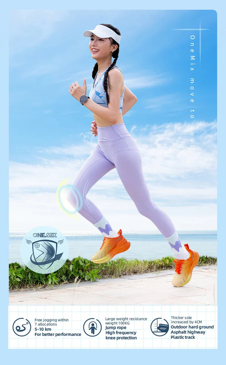 New Cushioning Running Shoes For Men Suitable Heavy Runners Lace Up Sports Women Non-slip Outdoor Athletic Male Sneakers