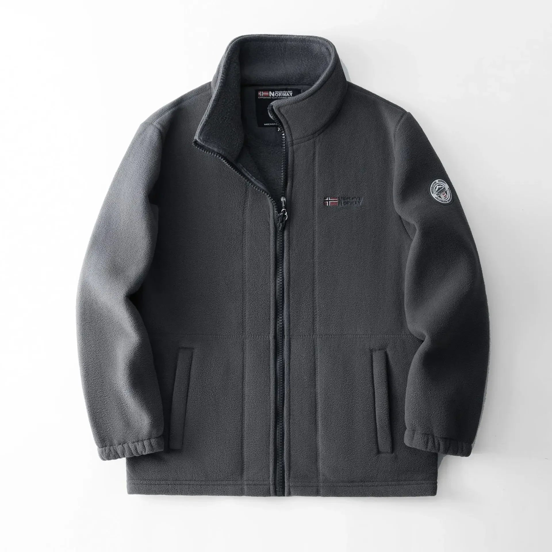 Thickened Double - Sided Polar Fleece Jacket for Men | Autumn/Winter Warm Casual Loose Fit Big Size Coat