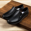 Men's Waterproof Non Slip Rain Shoes Low Cut Kitchen Work Shoes Soft Sole Outdoor Fishing Durable Rubber Shallow Water Shoes