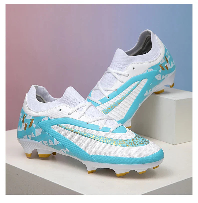 New Kid Match Boys Football Boots Sports Shoes Match Soccer Shoes Outdoor Sneakers Professional Non-Slip Comfortable Unisex