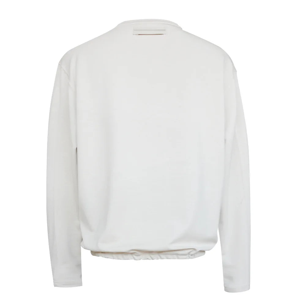 Shape-Retention & Pilling-Resistant Long-Sleeve Tee: Contrast Collar Design + Stretchy Fit Men's Undershirt