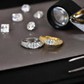 Mariquise Cut 1CT Moissanite Ring For Women Men 925 Sterling Silver 18K Gold Plated Engagement Jewelry with Certificate