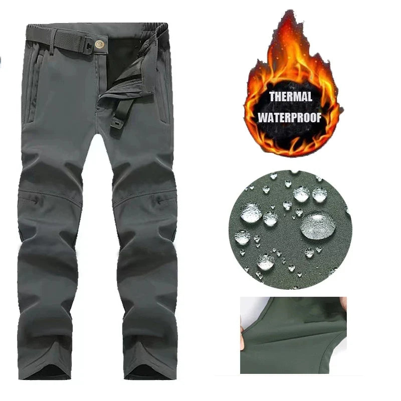 Men Military Tactical Winter Autumn Warm Sharkskin Fleece Hood Cargo Jackets Camping Hiking Climbing Hunting Outdoor Waterproof