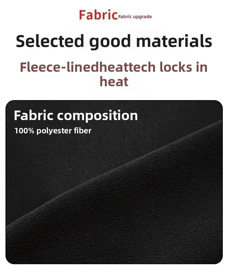 8 Areas Intelligent Electric Heating Polar Fleece Jacket Men's Winter Smart USB Constant Temperature Graphene Fleece Warmth Coat