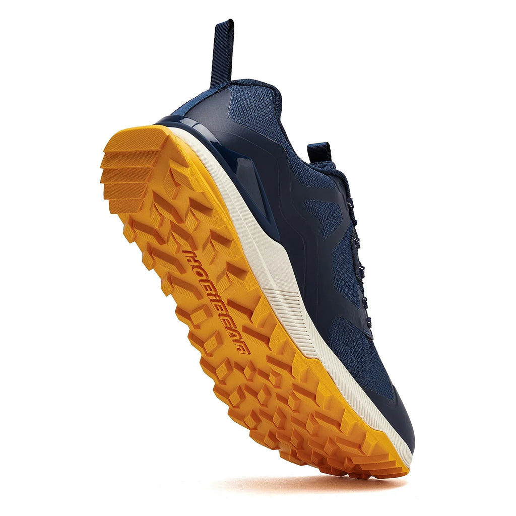 Unisex Hiking Shoes Women Men Trail Running Outdoor Sneakers Artificial Leather Non Slip Lace-Up Walking Shoes