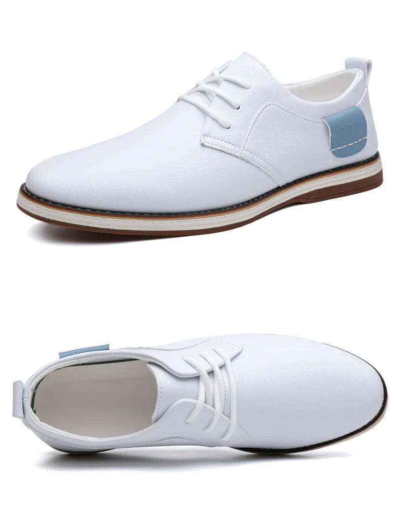 Fashion Business Dress Men Shoes Classic Leather Men's Formal Shoes Comfortable Slip On Dress Shoes Men Oxfords Size 47 48