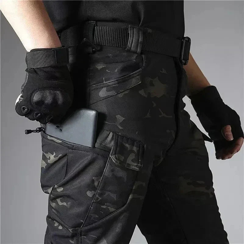 Winter Autumn Fleece Men Jacket Tactical Waterproof Suit Outdoor Fishing Hiking Camping Tracksuits Coat Thermal Suit