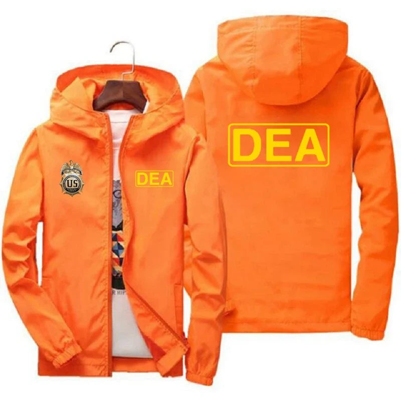 New Fashion Hooded Jacket Men Breathable Outwear Male Solid color Streetwear Comfortable Man Clothing US DEA