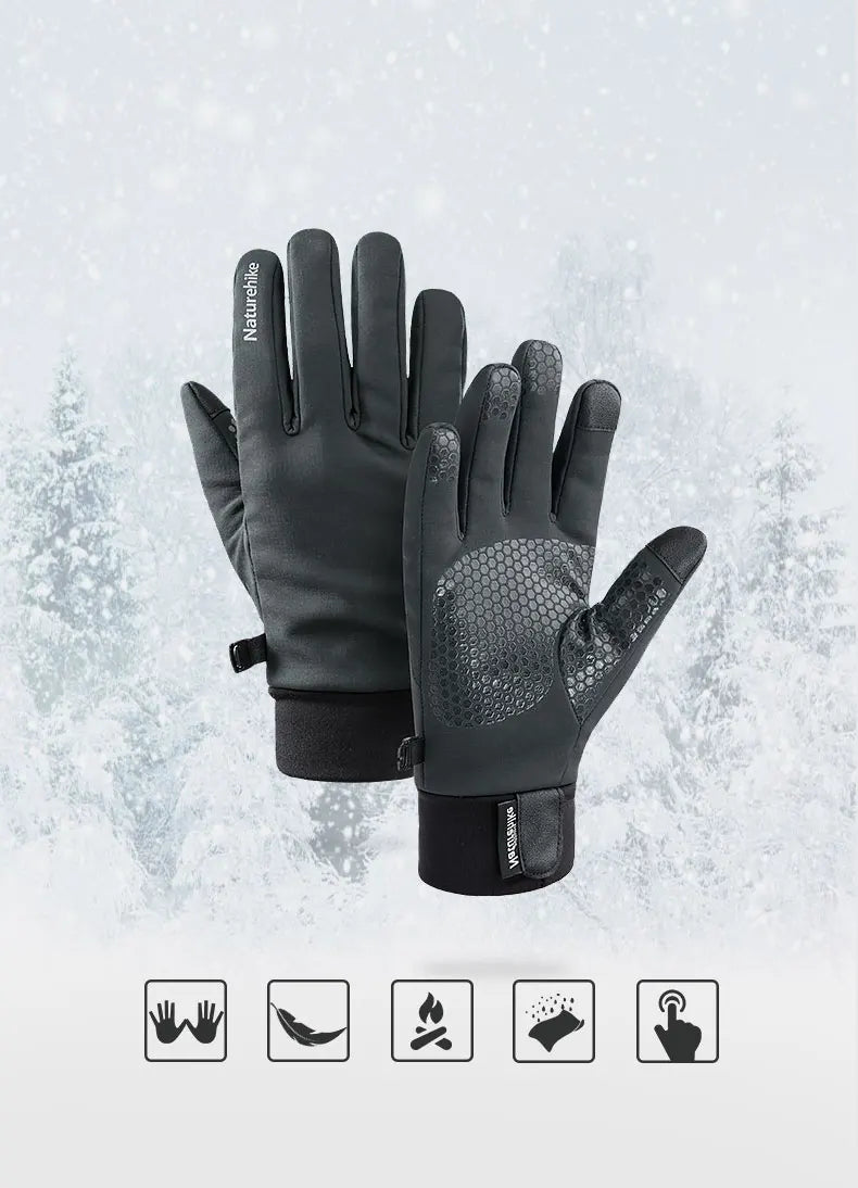 Ultralight Portable Winter Waterproof Warm Three Piece Down Hat Gloves Shoe Covers Hiking Camping Clothing Equipment