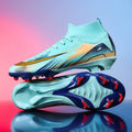 New Men Football Boots Training Shoes FG Ultralight Soccer Shoes Outdoor Drop Shipping Soccer Cleats Non-Slip Long Spikes