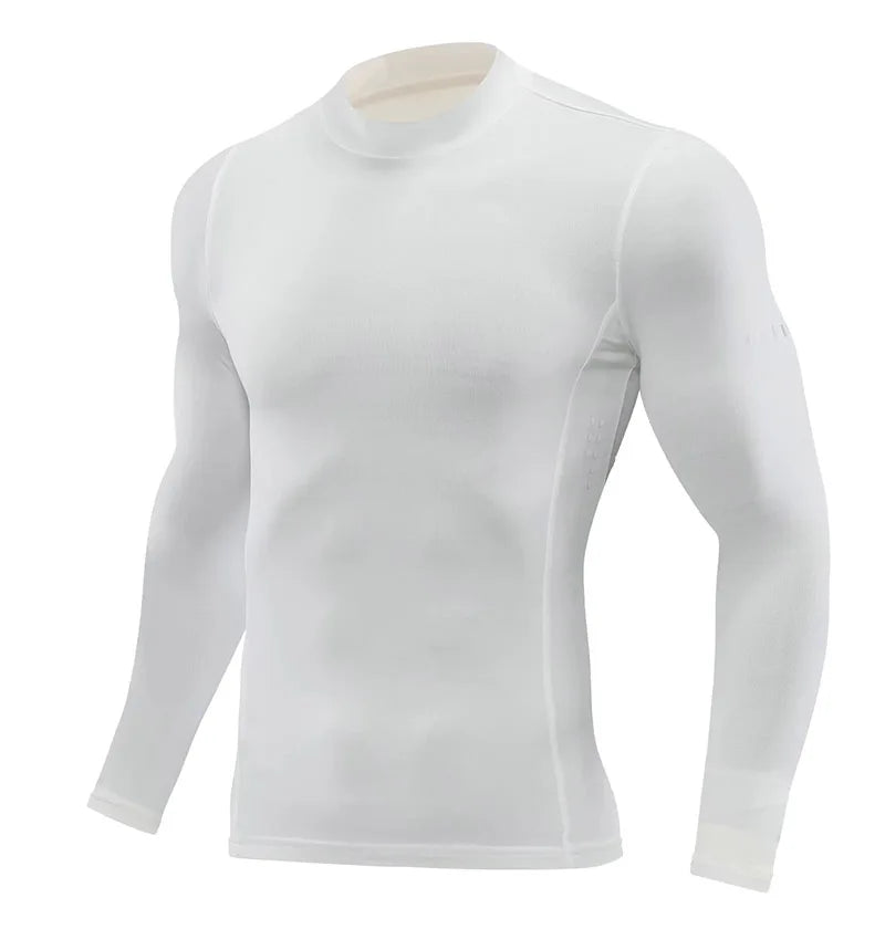 Men Children Long Sleeve Running Slim Tops Tees Sportswear Gym Fitness Compression T-shirt Outdoor Football Jersey Jogging Tight