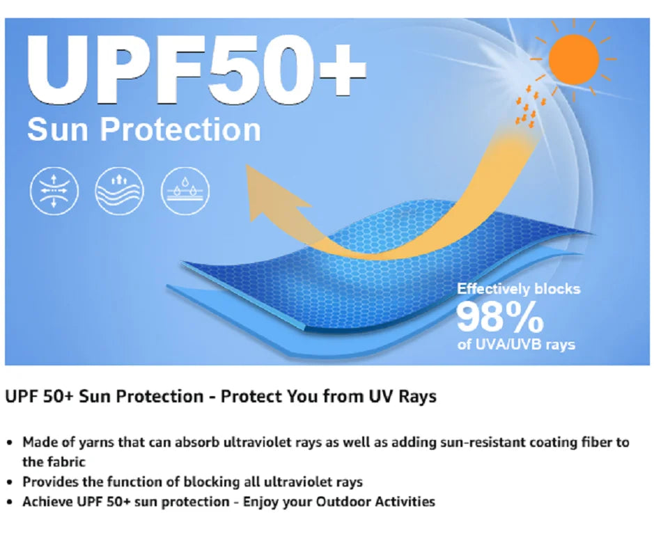 Men’s UPF 50+ Performance Long Sleeve T-Shirt UV Sun Protection Fishing Hiking Sports Shirts  Breathable Running Soccer Shirts