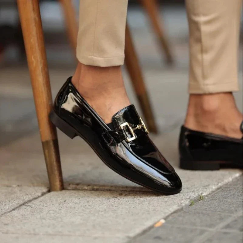 Casual Leather Loafers for Men – Slip-On Comfort Shoes, Sizes 40–48