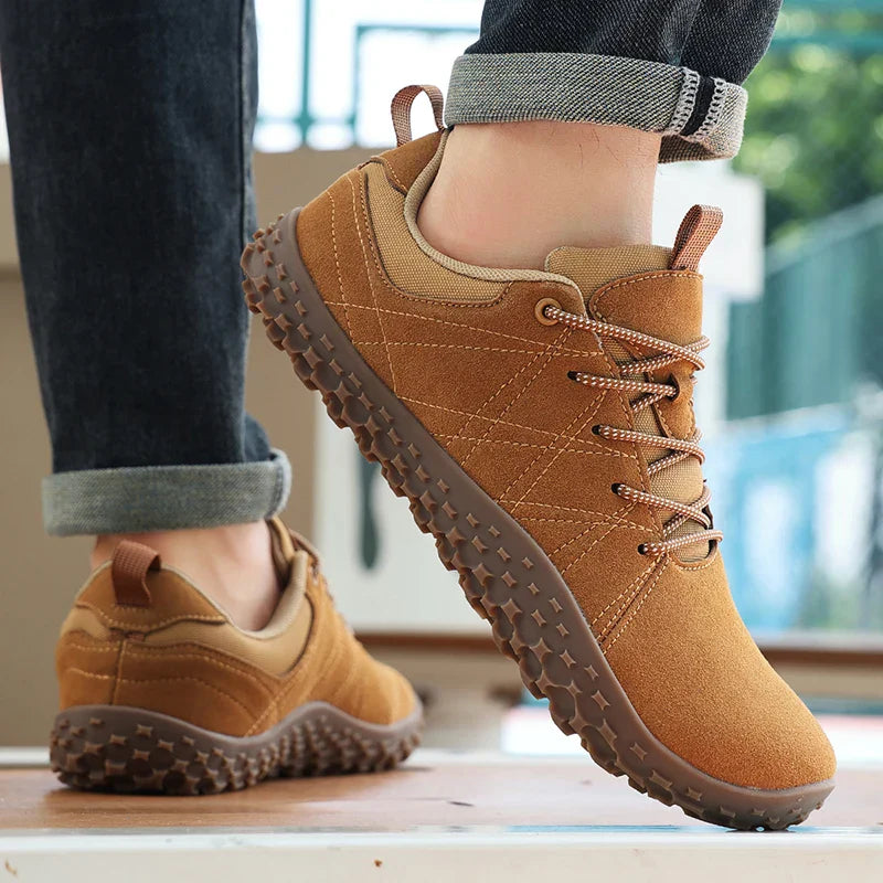 Outdoor Wide Toe Barefoot Men Hiking Shoes Minimalist Walking climbing Shoes Comfort Breathable Zero Soles Man Casual Sneakers