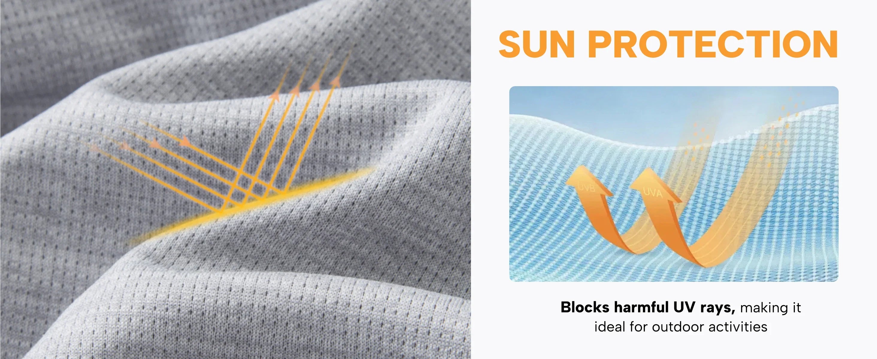 Sun Protection Long Sleeve Shirts Men's 1/4 Zip Up UPF 50+ Rash Guard Lightweight Quick Dry Fishing Running T-Shirts