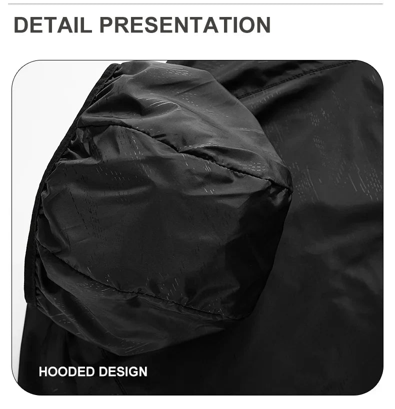 Men's Women's Waterproof Hiking Jackets Quick Dry Sun Protective Windbreaker Unisex Camping Climbing Outdoor Rain Coat