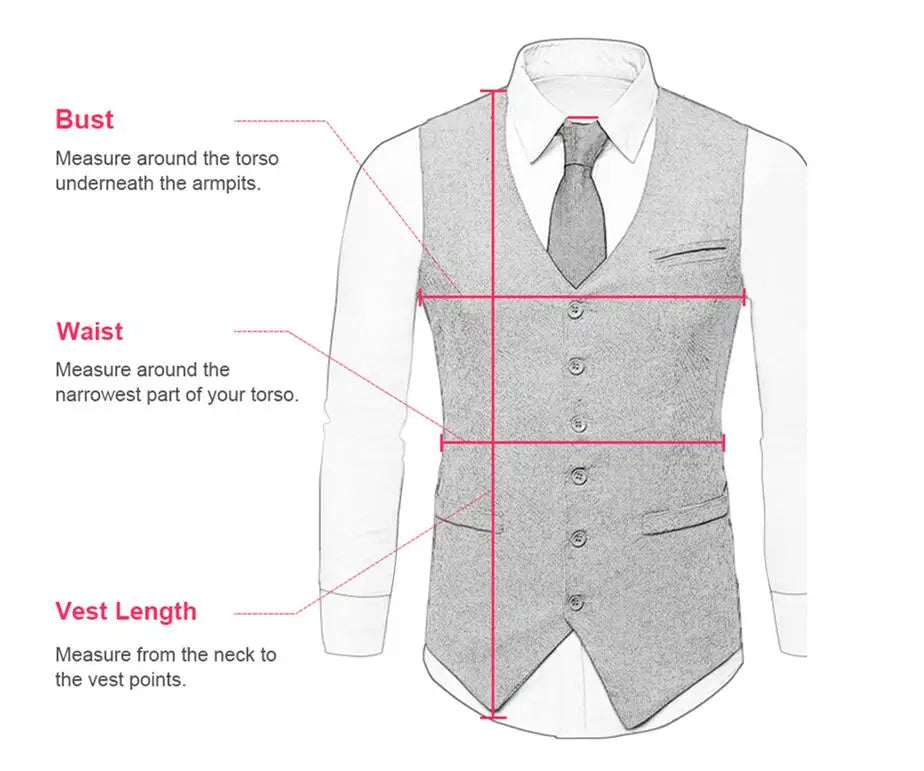 Men Vest Royal Blue Steampunk Formal Male Ethnic Herringbone Wool Tweed Vintage For Wedding Business Banquet Waistcoat