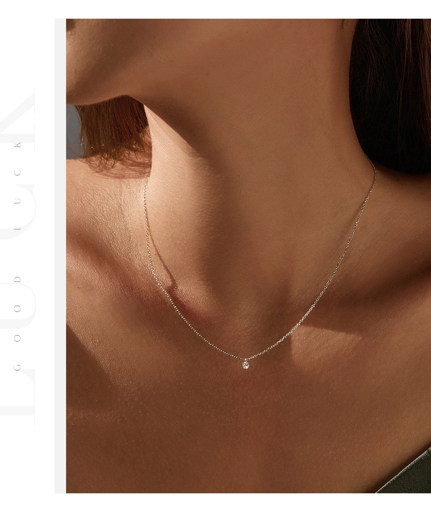 0.1CT/0.3CT/0.5CT VVS1 Clarity Moissanite 925 Sterling Silver Classic Round Pendant Necklace For Women Fine Jewelry