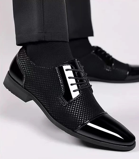 Dress Shoes Man Casual Business Pointed Toe Social Shoe for Men Breathable In Summer Leather Luxury Designer Clothing Low Price
