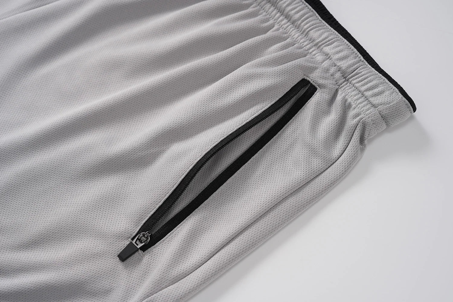 Men's Mesh Running 3" Shorts Quick Dry Lightweight Athletic Workout Gym Shorts Zipper Pockets Shorts Outdoor Fitness