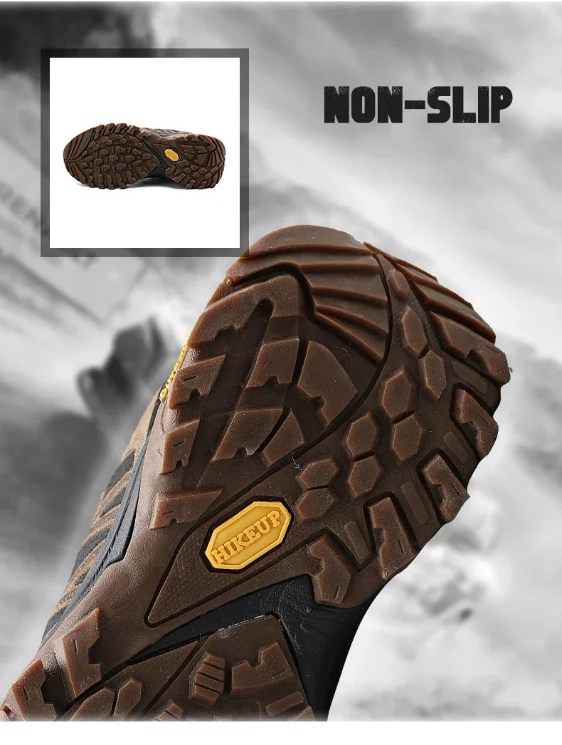 New Arrival Mens Hiking Shoes Breathable Lace Up Trekking Male Cushioning Outdoor Climbing Tourism Sneakers for Men