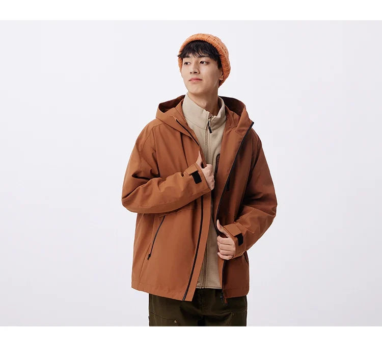 Outdoor Jacket Couple Three-proof 2024 Autumn New Couple Jacket
