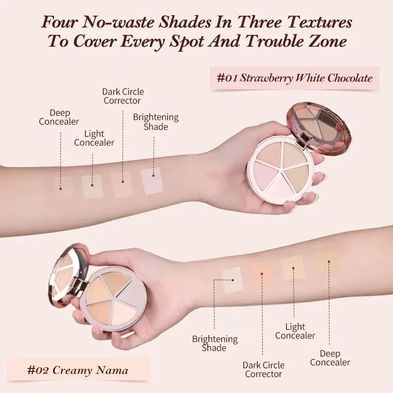 Flower Knows Makeup Set Sweetie Bear Gift Kit Setting Powder Long Lasting Concealer Palette Matte Blush Lipstick Pressed Powder