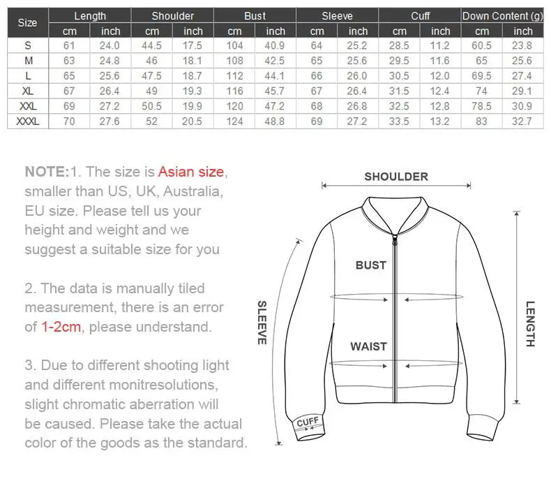Winter Men's Stand-up Collar Down Jacket Lightweight Hydrophobic White Duck Down Filling Coat Warm Inner Layer for Fall