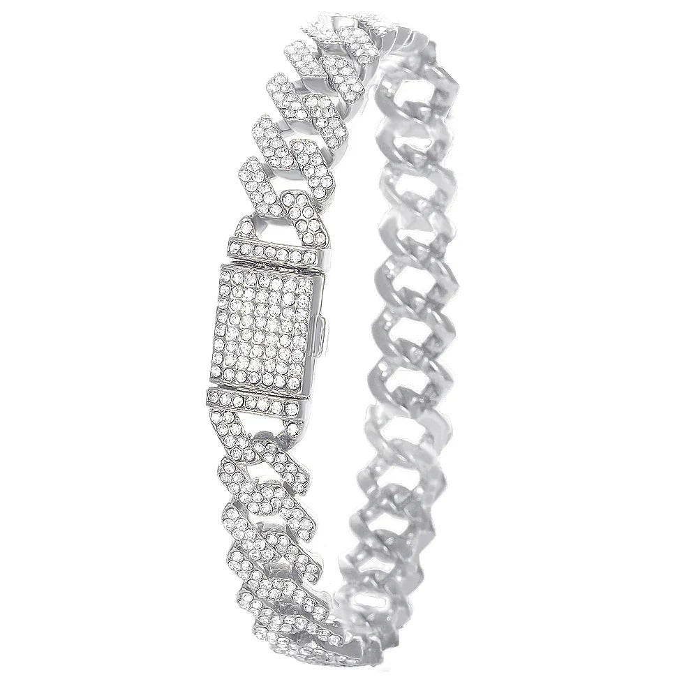 Luxury Moissanite Iced Out Watches Hip Hop Bust Down Unisex Diamond Watch, Stainless Steel Moissanite Studded Wrist Watch